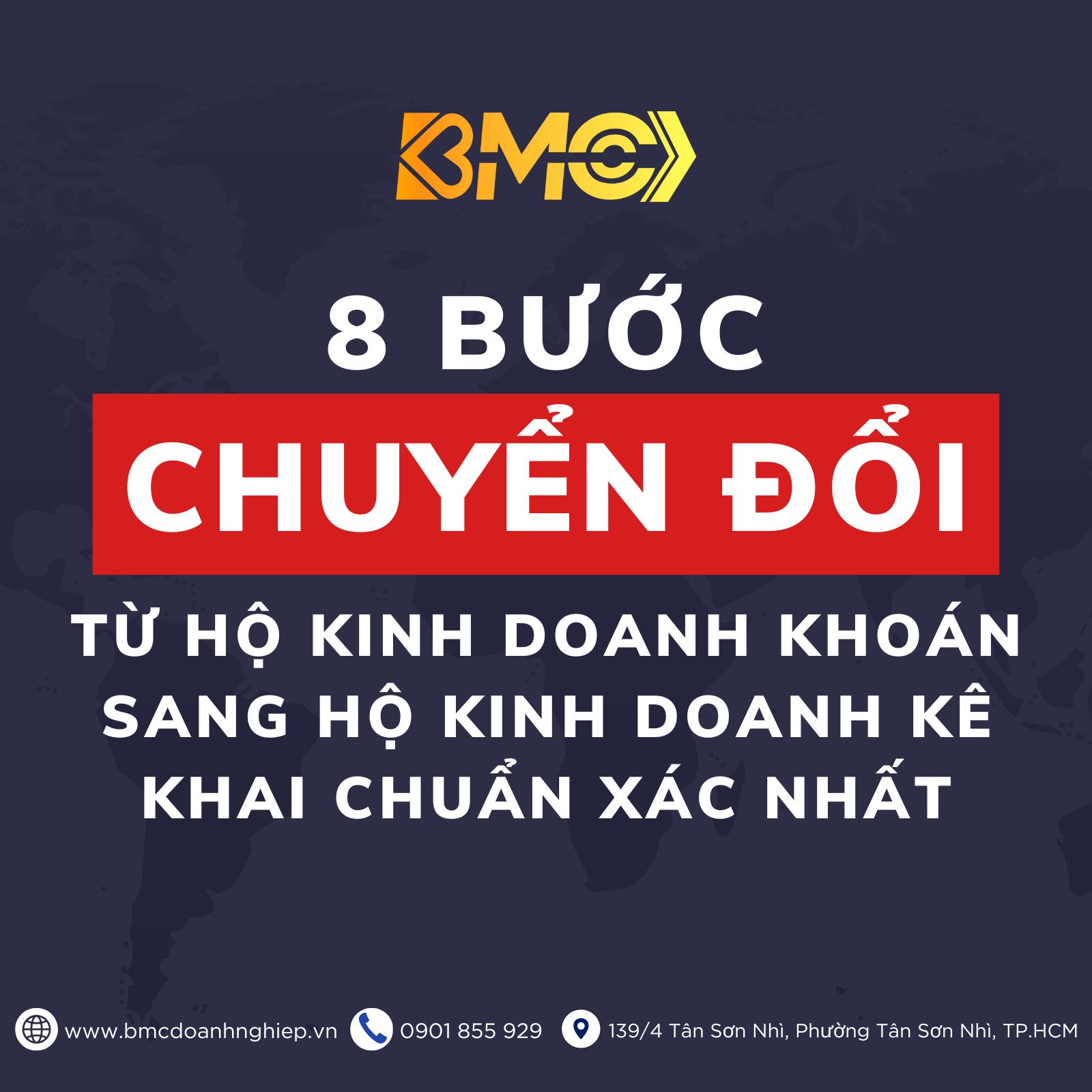 ⚖️ 8 BƯỚC CHUYỂN ĐỔI TỪ HỘ KINH DOANH KHOÁN SANG HỘ KINH DOANH KÊ KHAI CHUẨN XÁC NHẤT