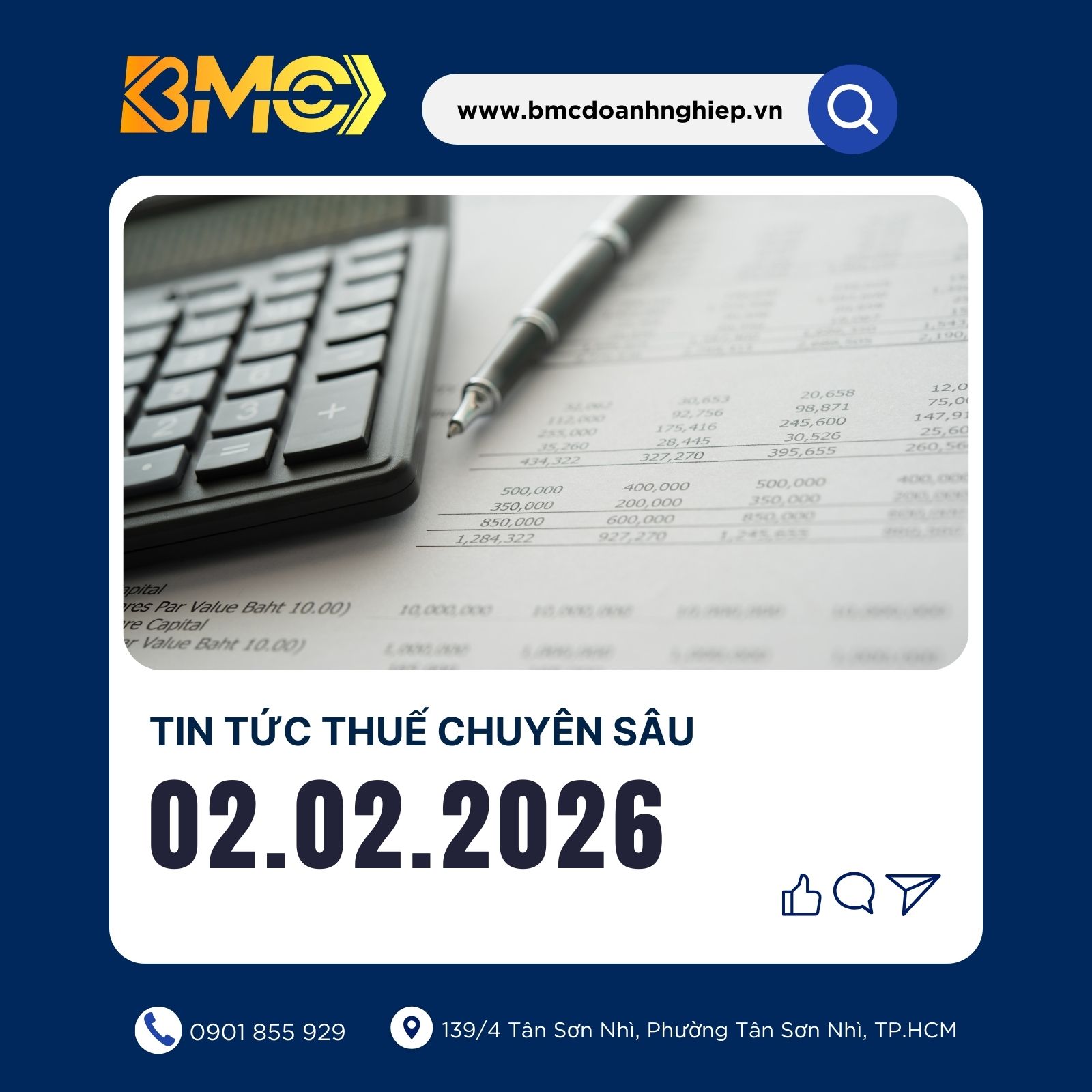 🔥 [BẢN TIN THUẾ ĐẦU TUẦN 02/02/2026] – KÍCH HOẠT CHẾ ĐỘ "CHẠY NƯỚC RÚT" TRƯỚC KỲ NGHỈ TẾT NGUYÊN ĐÁN