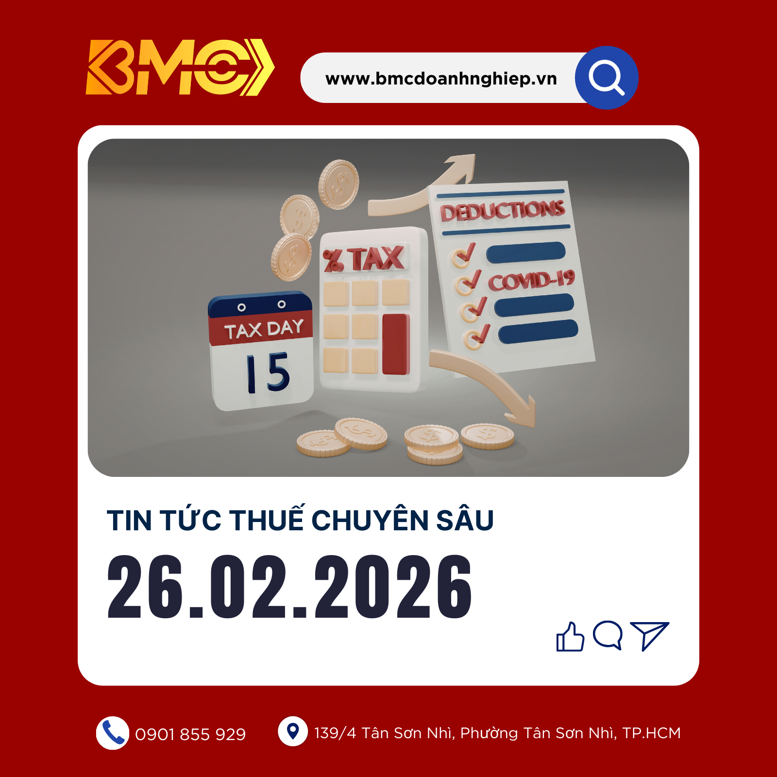 🚨 [BẢN TIN THUẾ CHUYÊN SÂU CUỐI NGÀY 26/02/2026] – 48 GIỜ CUỐI THÁNG 2 &amp; "SỨC NÓNG" TỪ KỲ QUYẾT TOÁN 2025
