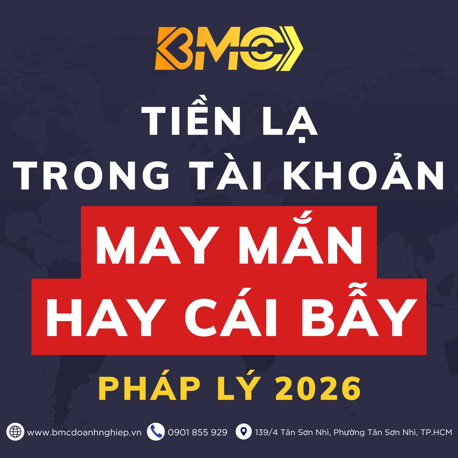TIỀN LẠ TRONG TÀI KHOẢN, MAY MẮN HAY CÁI BẪY PHÁP LÝ 2026