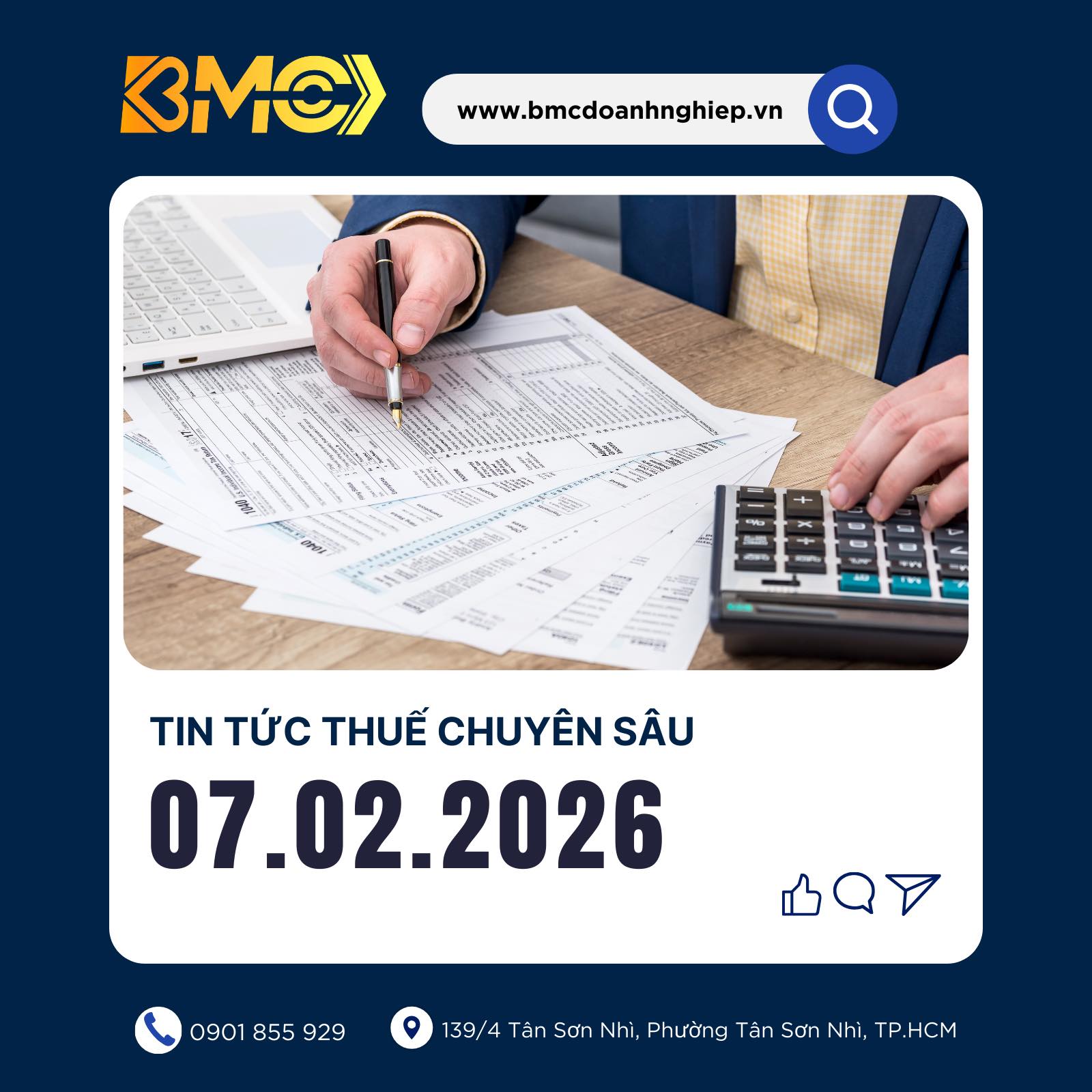 🌸 [BẢN TIN THUẾ CUỐI TUẦN 07/02/2026] – TỔNG KẾT TUẦN &amp; CHIẾN LƯỢC "VỀ ĐÍCH" AN TOÀN TRƯỚC TẾT