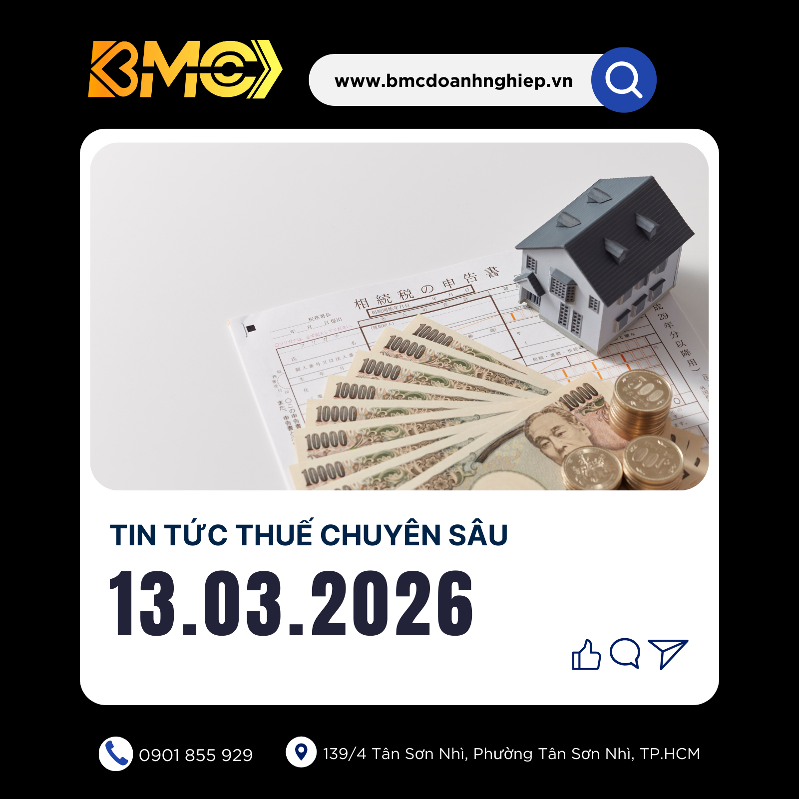 📣 BẢN TIN THUẾ CUỐI TUẦN 13/03/2026 - ĐẾM NGƯỢC 18 NGÀY: "ĐIỂM MÙ" KHẤU HAO TÀI SẢN VÀ RỦI RO CHI PHÍ KHÔNG ĐƯỢC TRỪ ⚖️