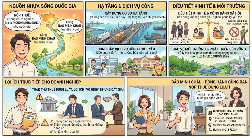 TẠI SAO CẦN PHẢI NỘP THUẾ?