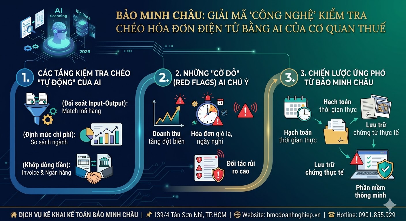 GIẢI MÃ "CÔNG NGHỆ" KIỂM TRA CHÉO HÓA ĐƠN ĐIỆN TỬ BẰNG AI CỦA CƠ QUAN THUẾ
