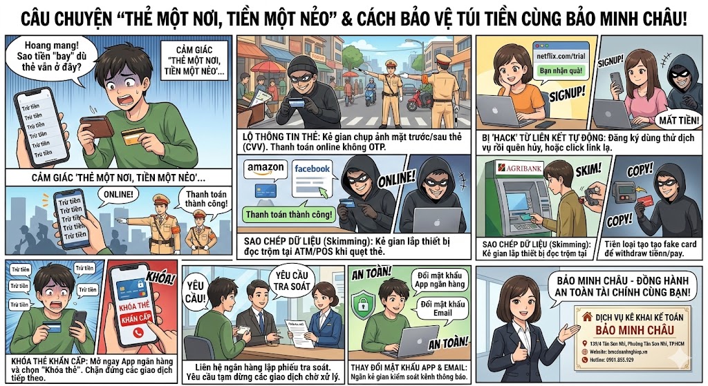 TẠI SAO THẺ TRONG VÍ MÀ TIỀN VẪN "BAY"?