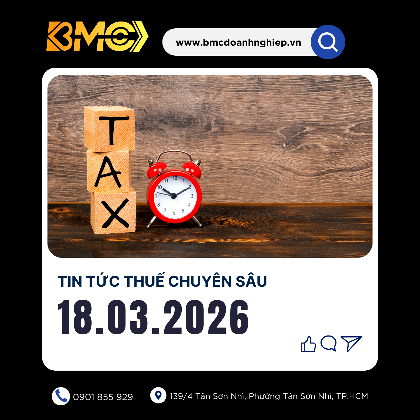 🚨 BẢN TIN THUẾ CUỐI NGÀY 18/03/2026 - CHỈ CÒN 13 NGÀY: "ĐIỂM RƠI" PHONG TỎA RỦI RO CHI PHÍ &amp; HÓA ĐƠN TRƯỚC GIỜ G 🚨