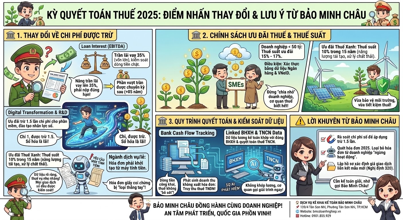 KỲ QUYẾT TOÁN THUẾ 2025: ĐIỂM NHẤN THAY ĐỔI