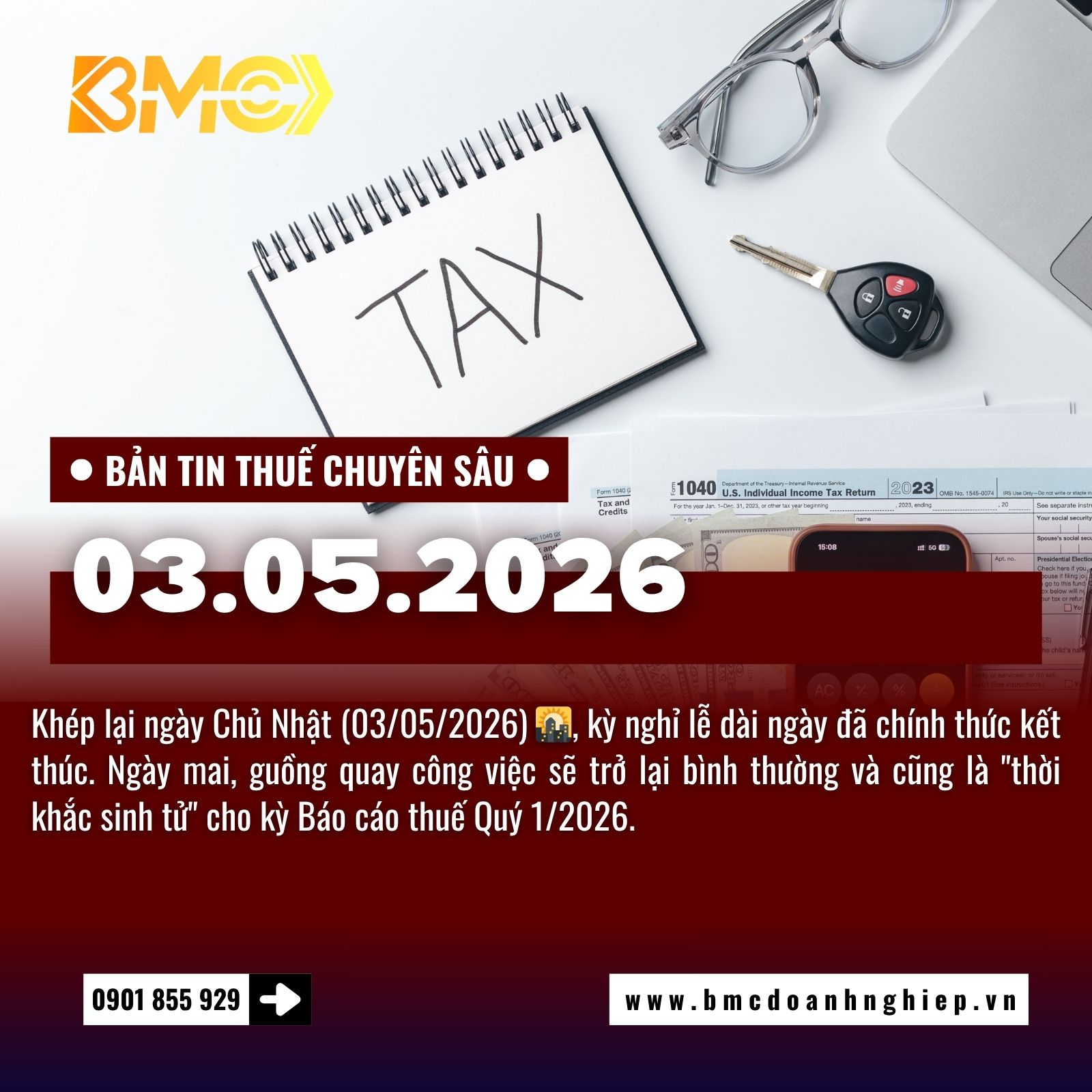 🚨 BẢN TIN THUẾ KHẨN CẤP CUỐI NGÀY 03/05/2026: ĐÊM NAY LÀ "GIỜ G" - CHIẾN ĐẤU ĐỂ BẢO VỆ THÀNH QUẢ QUÝ 1! 🚨