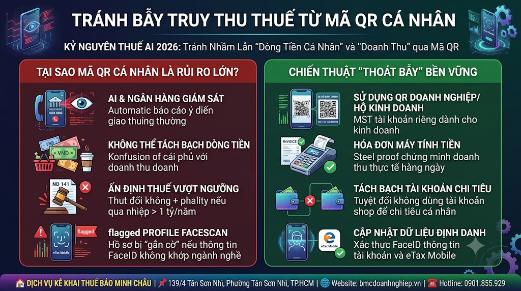 TRÁNH BẪY TRUY THU THUẾ TỪ MÃ QR CÁ NHÂN