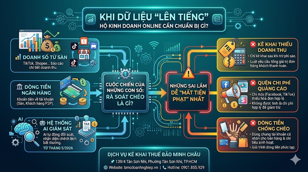 🏛️ KHI DỮ LIỆU "LÊN TIẾNG" – HỘ KINH DOANH ONLINE CẦN CHUẨN BỊ GÌ?