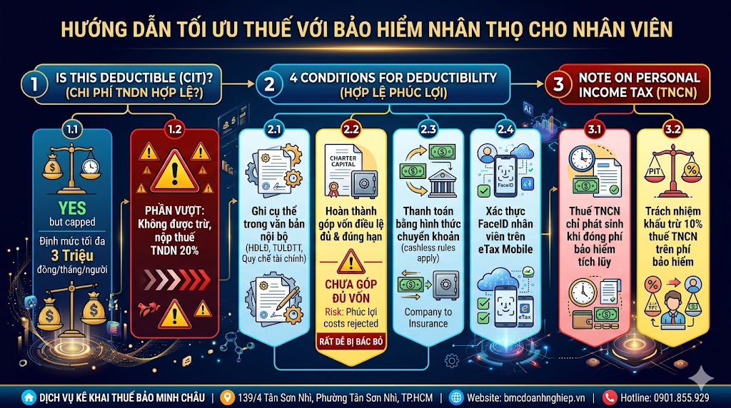 HƯỚNG DẪN TỐI ƯU THUẾ VỚI BẢO HIỂM NHÂN THỌ CHO NHÂN VIÊN