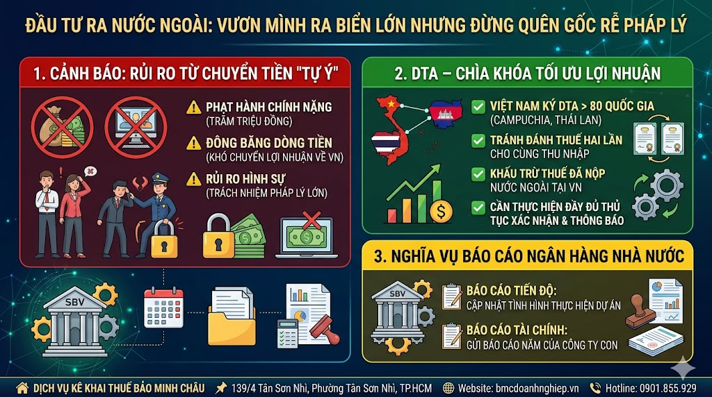 ĐẦU TƯ RA NƯỚC NGOÀI: VƯƠN MÌNH RA BIỂN LỚN NHƯNG ĐỪNG QUÊN PHÁP LÝ