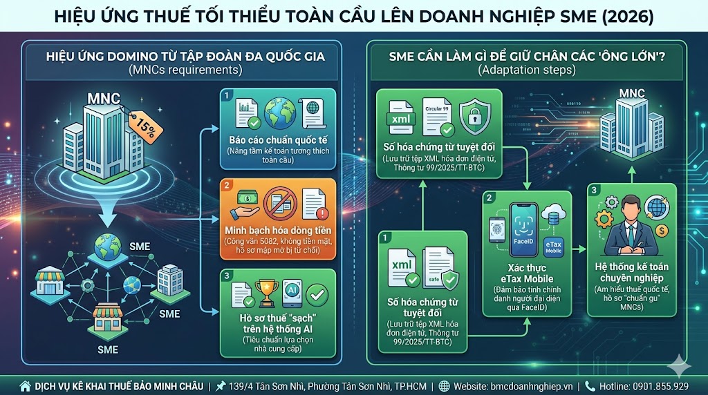 HIỆU ỨNG THUẾ TỐI THIỂU TOÀN CÂU LÊN DOANH NGHIỆM SME 2026