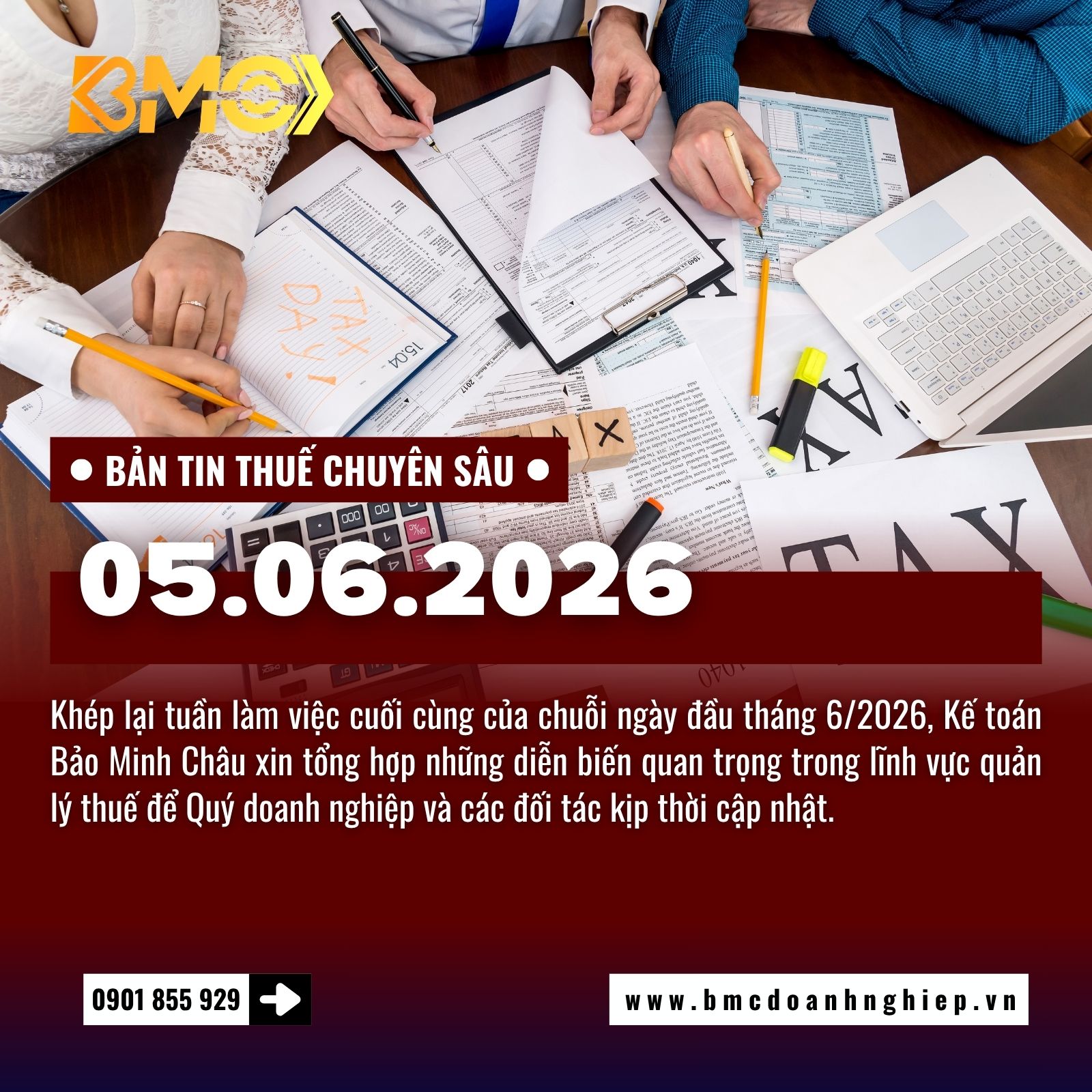 🚨 BẢN TIN TÀI CHÍNH THUẾ CUỐI NGÀY 05/06/2026: TẬP TRUNG RÀ SOÁT DỮ LIỆU HÓA ĐƠN VÀ ĐẨY MẠNH MINH BẠCH HÓA DÒNG TIỀN 🚨