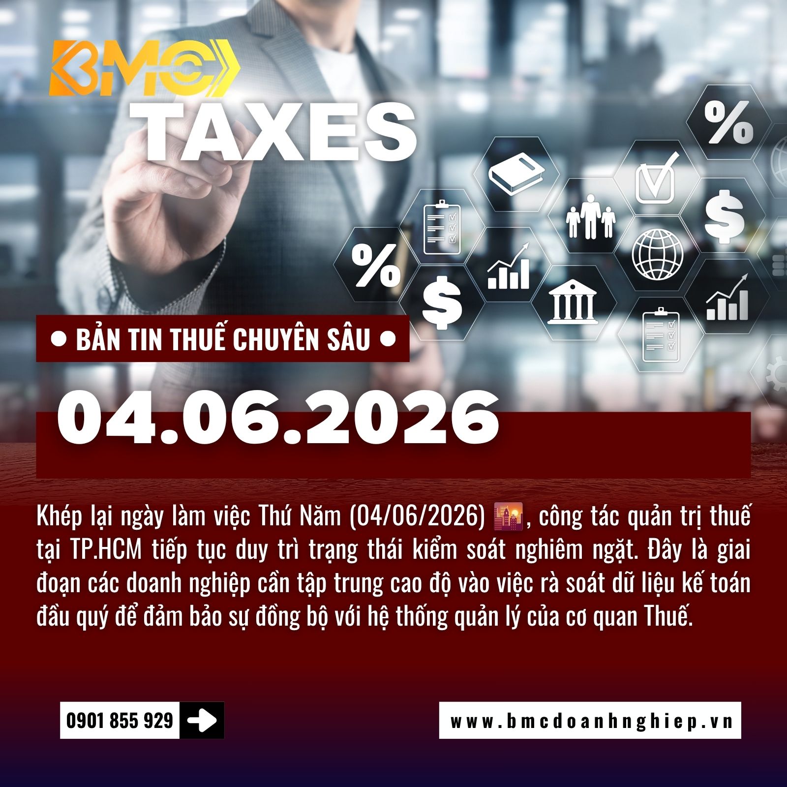 🚨 BẢN TIN TÀI CHÍNH THUẾ CUỐI NGÀY 04/06/2026: TỐI ƯU HÓA DỮ LIỆU ĐẦU KỲ VÀ CẢNH BÁO QUẢN TRỊ RỦI RO 🚨