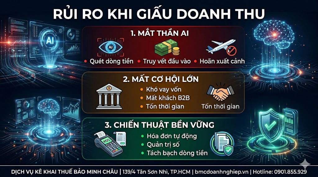 RỦI RO KHI GIẤU DOANH THU