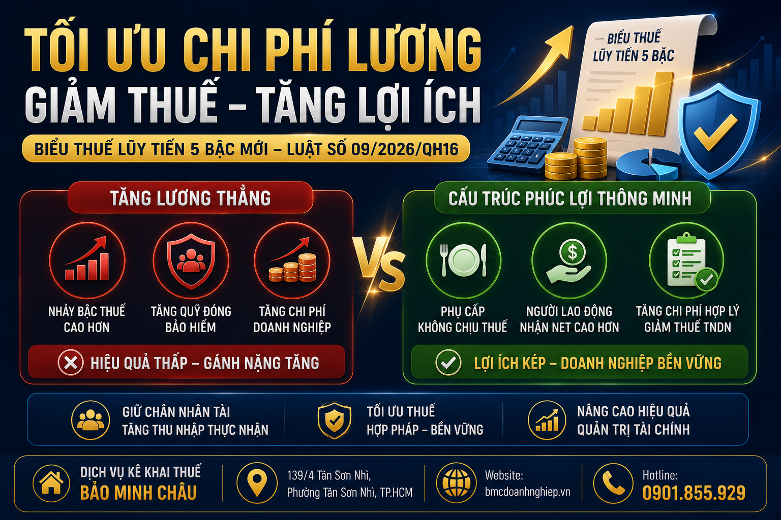 TỐI ƯU CHI PHÍ LUONNGƯ: GIẢM THUẾ - TĂNG LỢI ÍCH