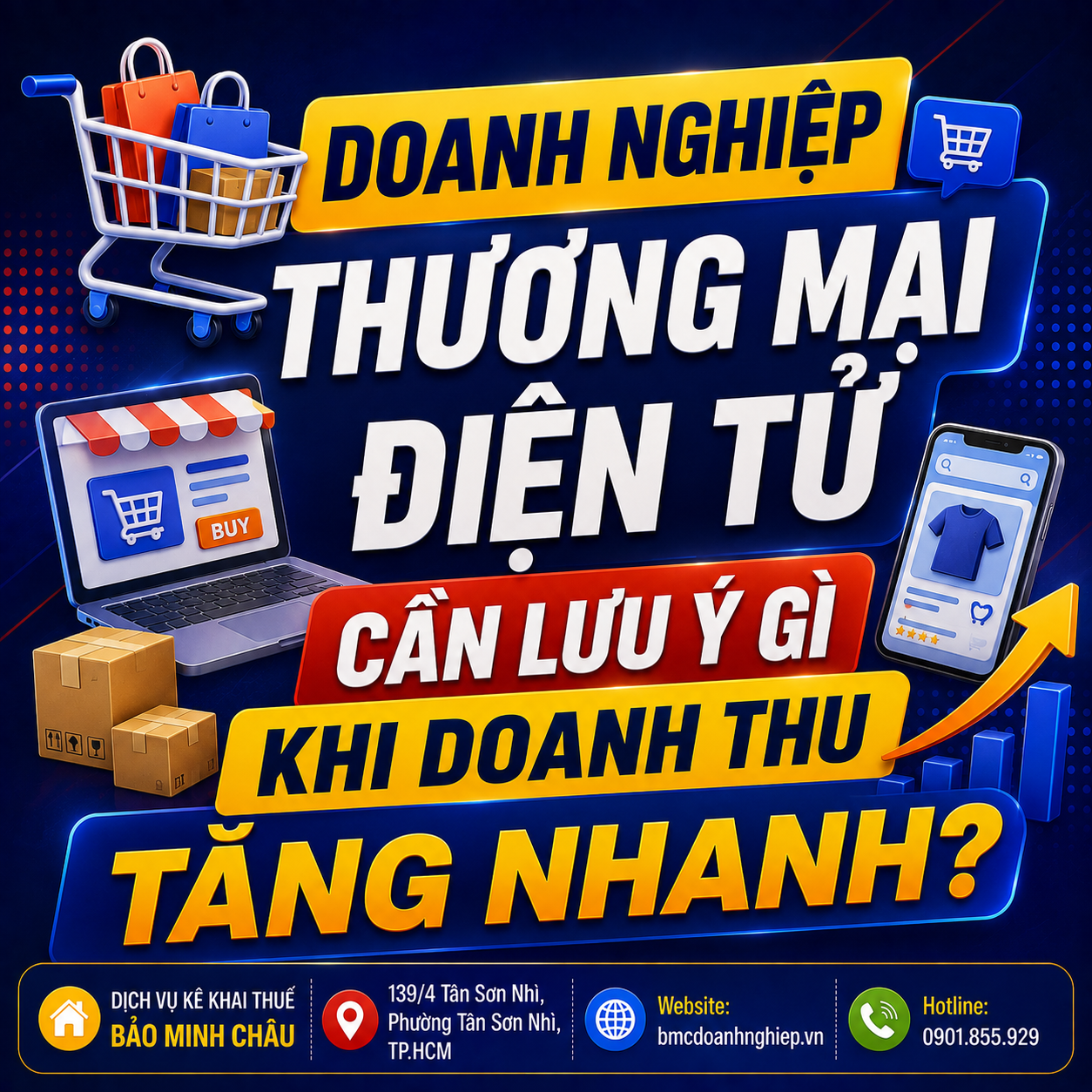 📦 DOANH NGHIỆP THƯƠNG MẠI ĐIỆN TỬ CẦN LƯU Ý GÌ KHI DOANH THU TĂNG NHANH?
