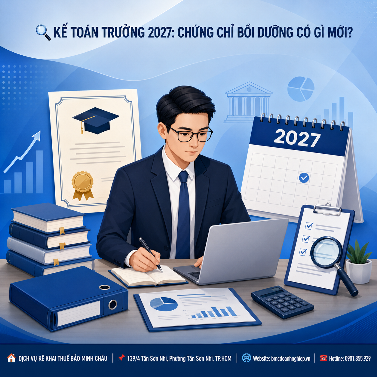 🔍 KẾ TOÁN TRƯỞNG 2027: CHỨNG CHỈ BỒI DƯỠNG CÓ GÌ MỚI?