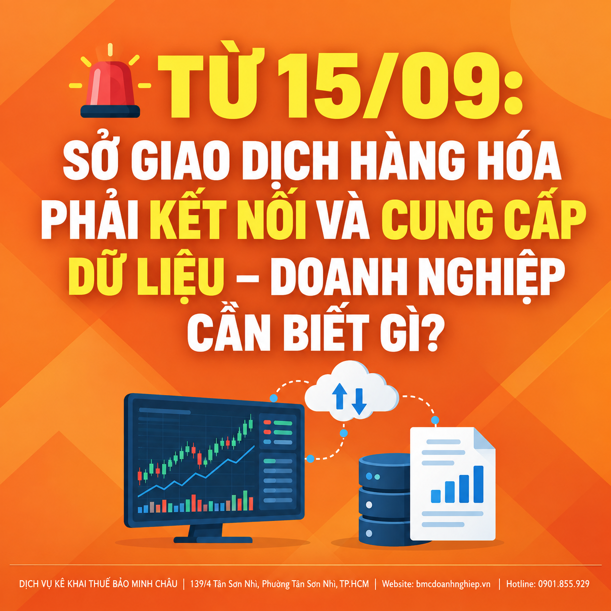 🚨 TỪ 15/09: SỞ GIAO DỊCH HÀNG HÓA PHẢI KẾT NỐI VÀ CUNG CẤP DỮ LIỆU – DOANH NGHIỆP CẦN BIẾT GÌ?