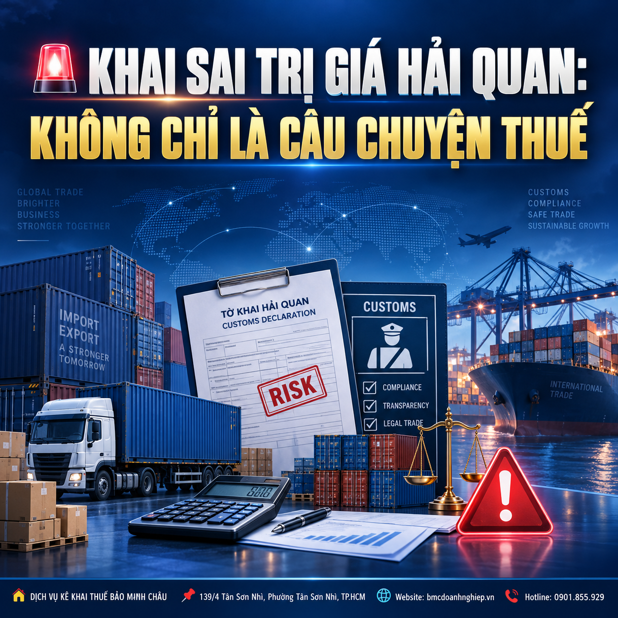🚨 KHAI SAI TRỊ GIÁ HẢI QUAN: KHÔNG CHỈ LÀ CÂU CHUYỆN THUẾ