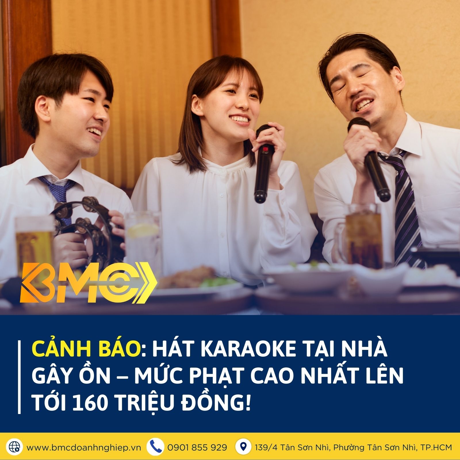 🎤 CẢNH BÁO: HÁT KARAOKE TẠI NHÀ GÂY ỒN – MỨC PHẠT CAO NHẤT LÊN TỚI 160 TRIỆU ĐỒNG!