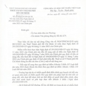 Công văn số 14441/TCS9-QLTK ngày 12/12/2025