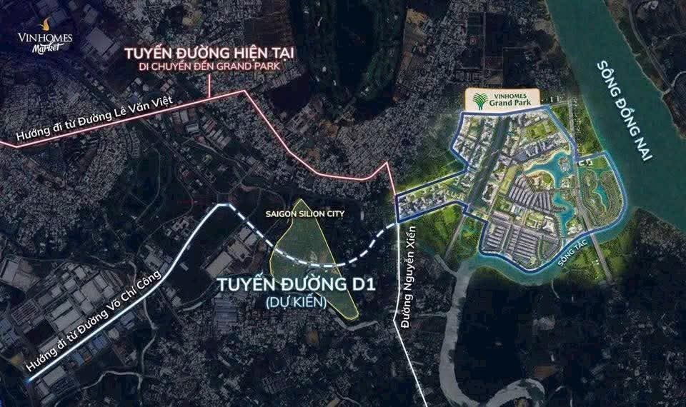 Chưa cần Vành đai 3 hay Metro, chỉ 1km đường D1 thôi cũng đủ thay đổi toàn bộ lộ trình di chuyển