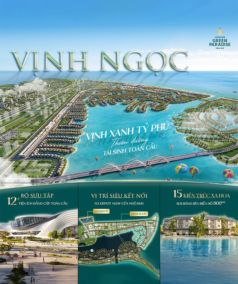 VỊNH NGỌC – DẤU ẤN SỐNG THƯỢNG LƯU CỦA GIỚI TINH HOA TOÀN CẦU