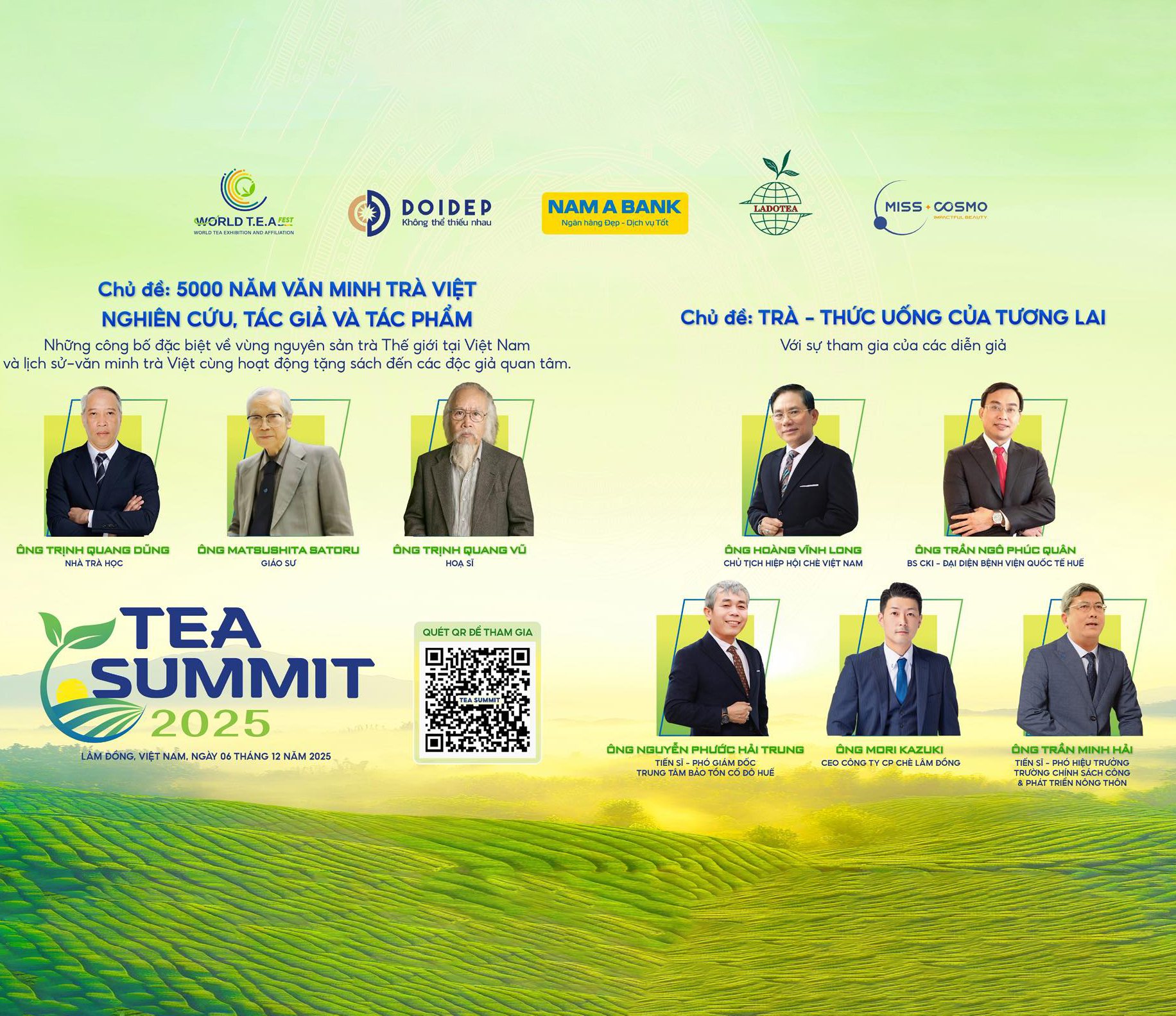 NHỮNG TÂM ĐIỂM SẼ ĐƯỢC THẢO LUẬN TẠI TEA SUMMIT 2025